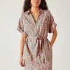 Promod Robe-tunique courte Femme - Imprimé rouge Imprimérouge Cheap