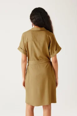 Promod Robe-tunique courte Femme - Camel Hot