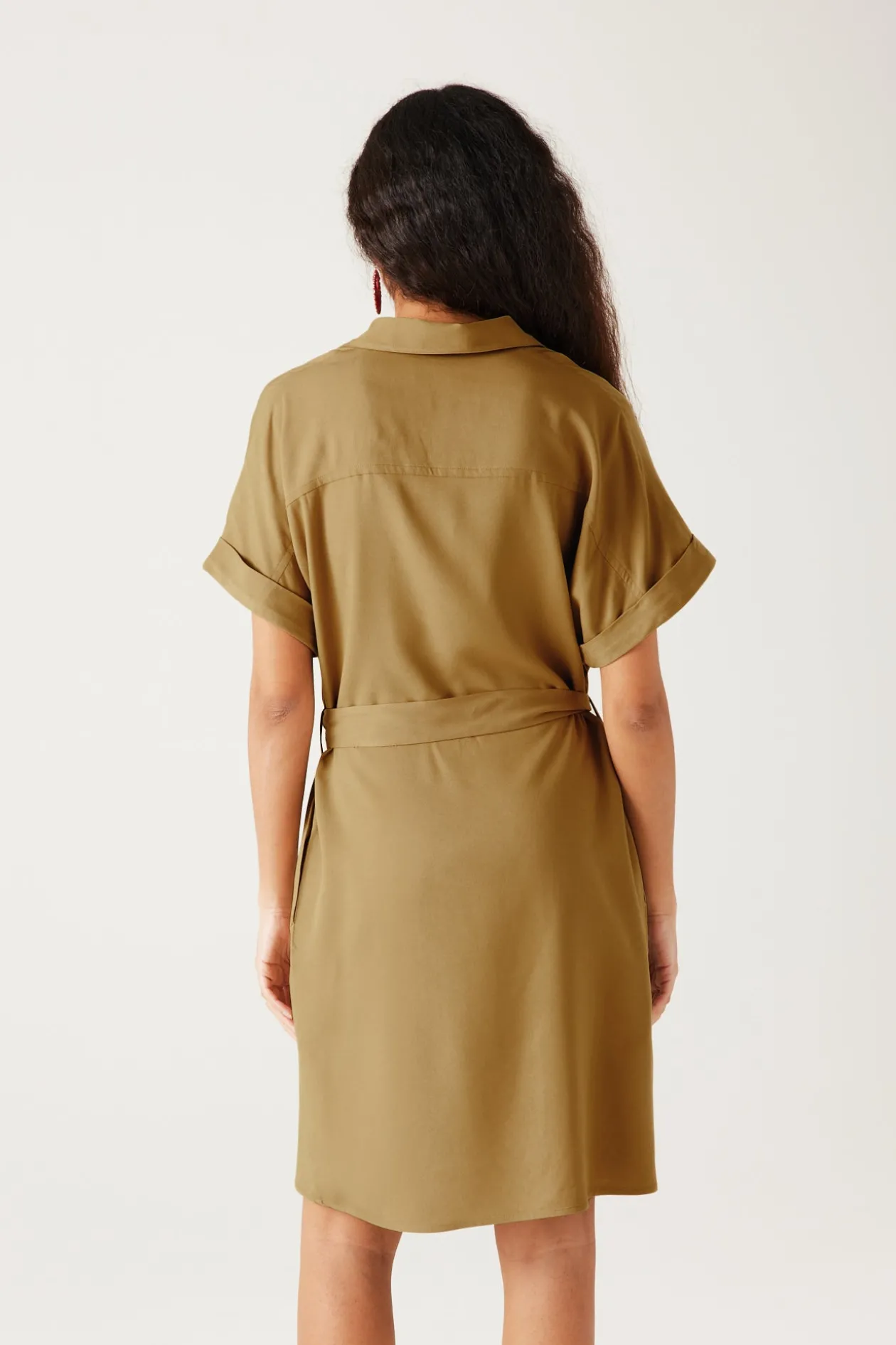 Promod Robe-tunique courte Femme - Camel Hot