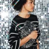 Promod Sac banane à paillettes Femme - Argent Shop