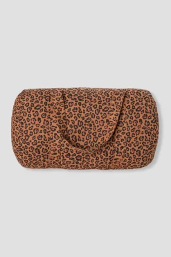Promod Sac bowling en coton léopard - Imprimé camel Imprimécamel Cheap