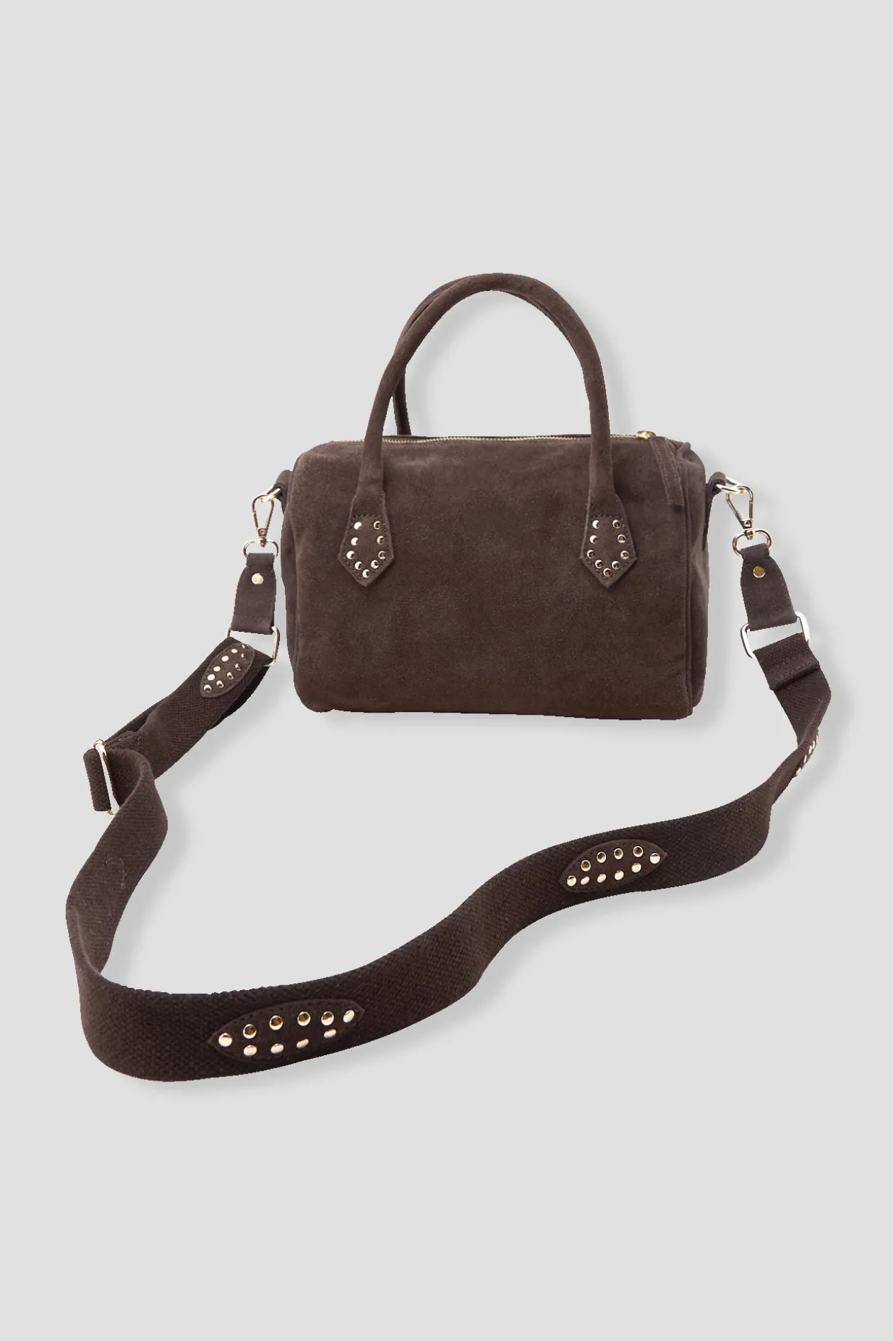 Promod Sac en cuir Femme - Marron Outlet