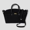 Promod Sac en cuir Femme - Noir Outlet