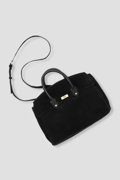 Promod Sac en cuir Femme - Noir Outlet