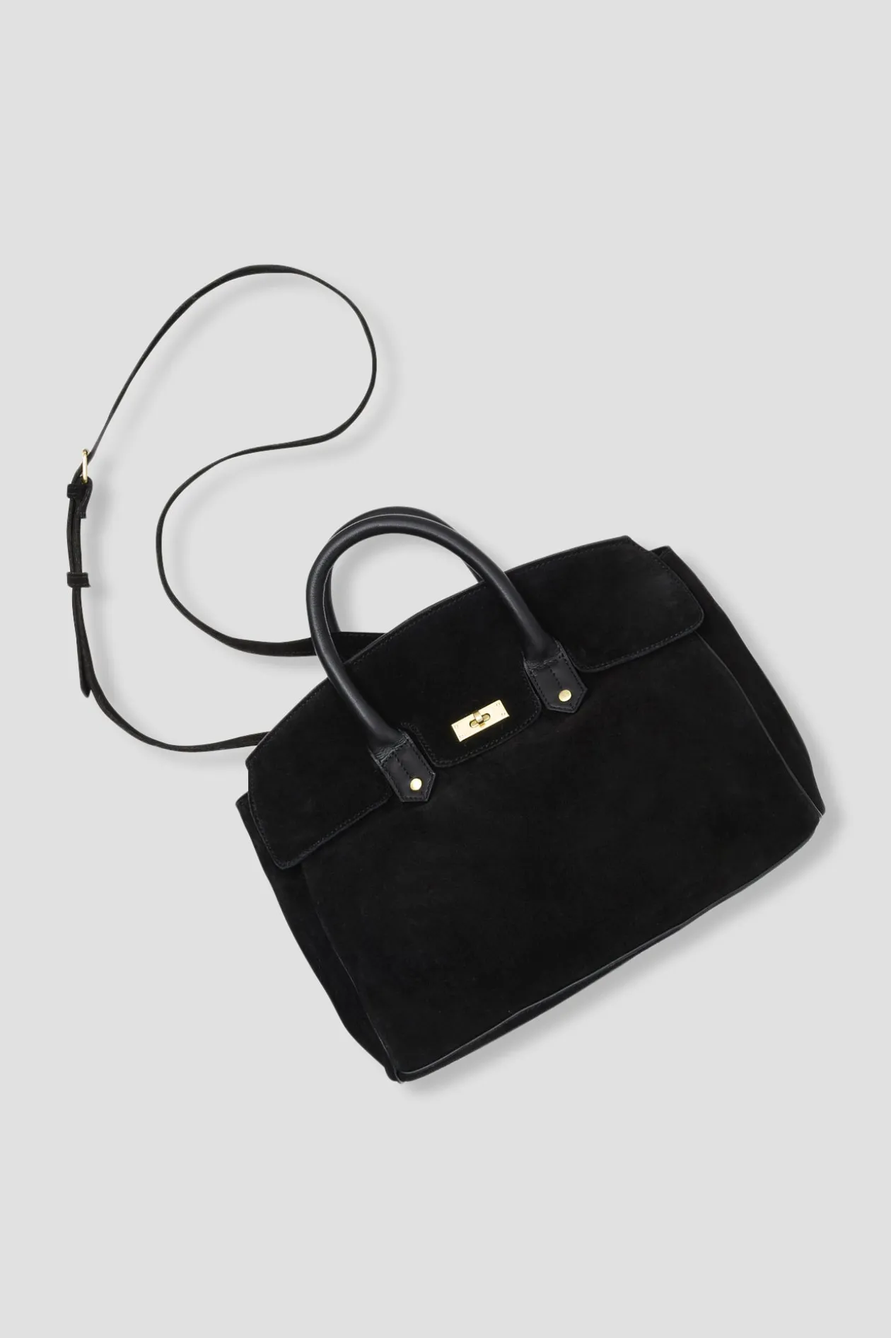 Promod Sac en cuir Femme - Noir Outlet