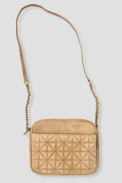 Promod Sac en cuir matelassé Femme - Caramel Shop
