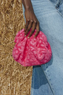 Promod Sac lune en éponge Femme - Rose fuchsia Rosefuchsia Outlet