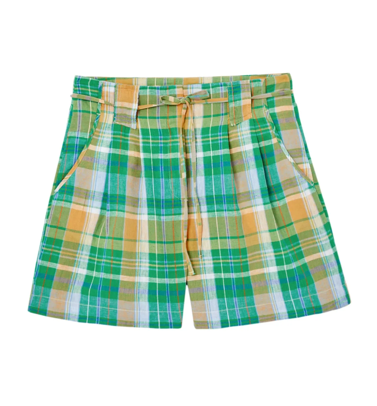 Promod Short à carreaux madras - Carreaux multicolores Carreauxmulticolores Discount