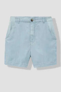 Promod Short blue jean en lyocell - Jean clair Jeanclair New