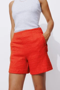 Promod Short chic tweedé Femme - Rouge Store