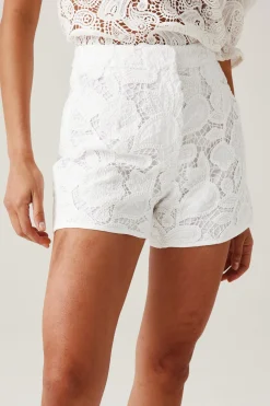 Promod Short en crochet Femme - Ecru Flash Sale
