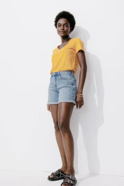 Promod Short en jean Femme - Jean clair Jeanclair New