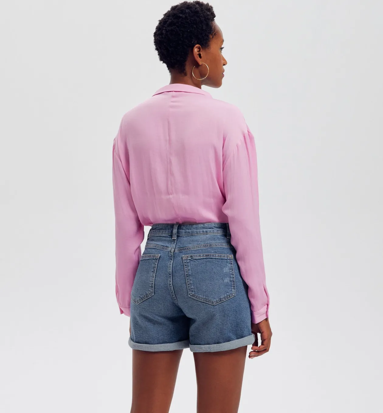 Promod Short en jean Femme - Jean moyen Jeanmoyen Clearance