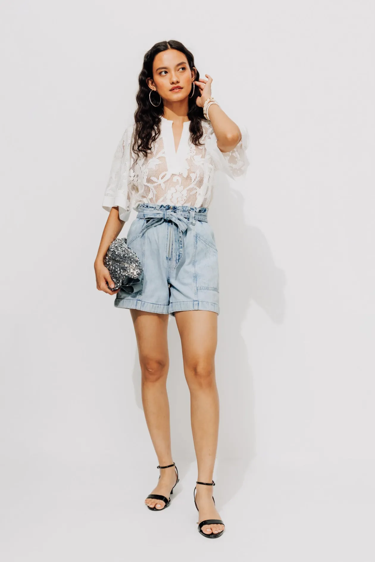 Promod Short en jean taille haute - Jean clair Jeanclair Best Sale