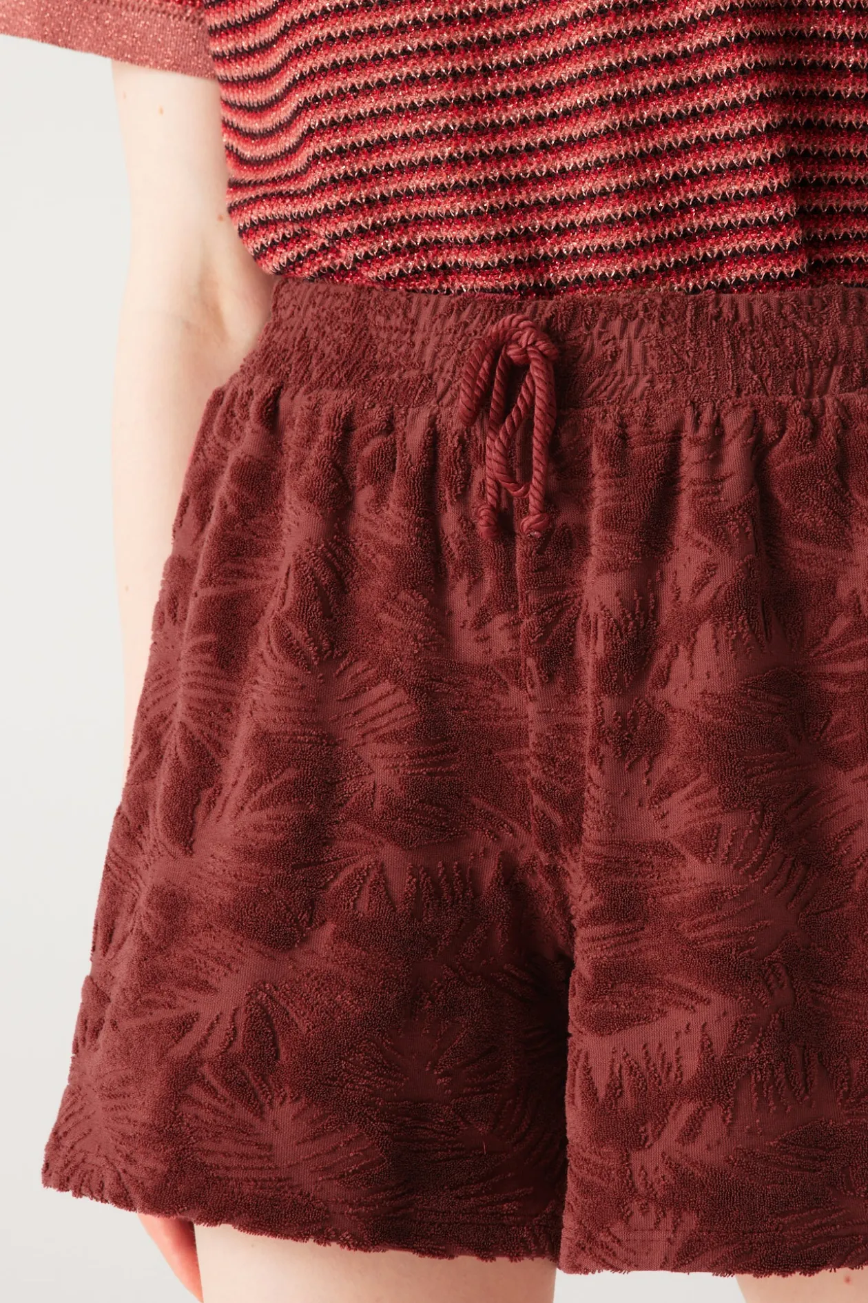 Promod Short en éponge Femme - Bordeaux Online