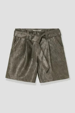 Promod Short en simili à paillettes - Argent Fashion