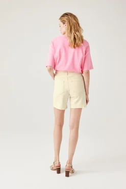 Promod Short en toile Femme - Ecru Online
