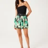 Promod Short fluide imprimé Femme - Imprimé écru Impriméécru Hot