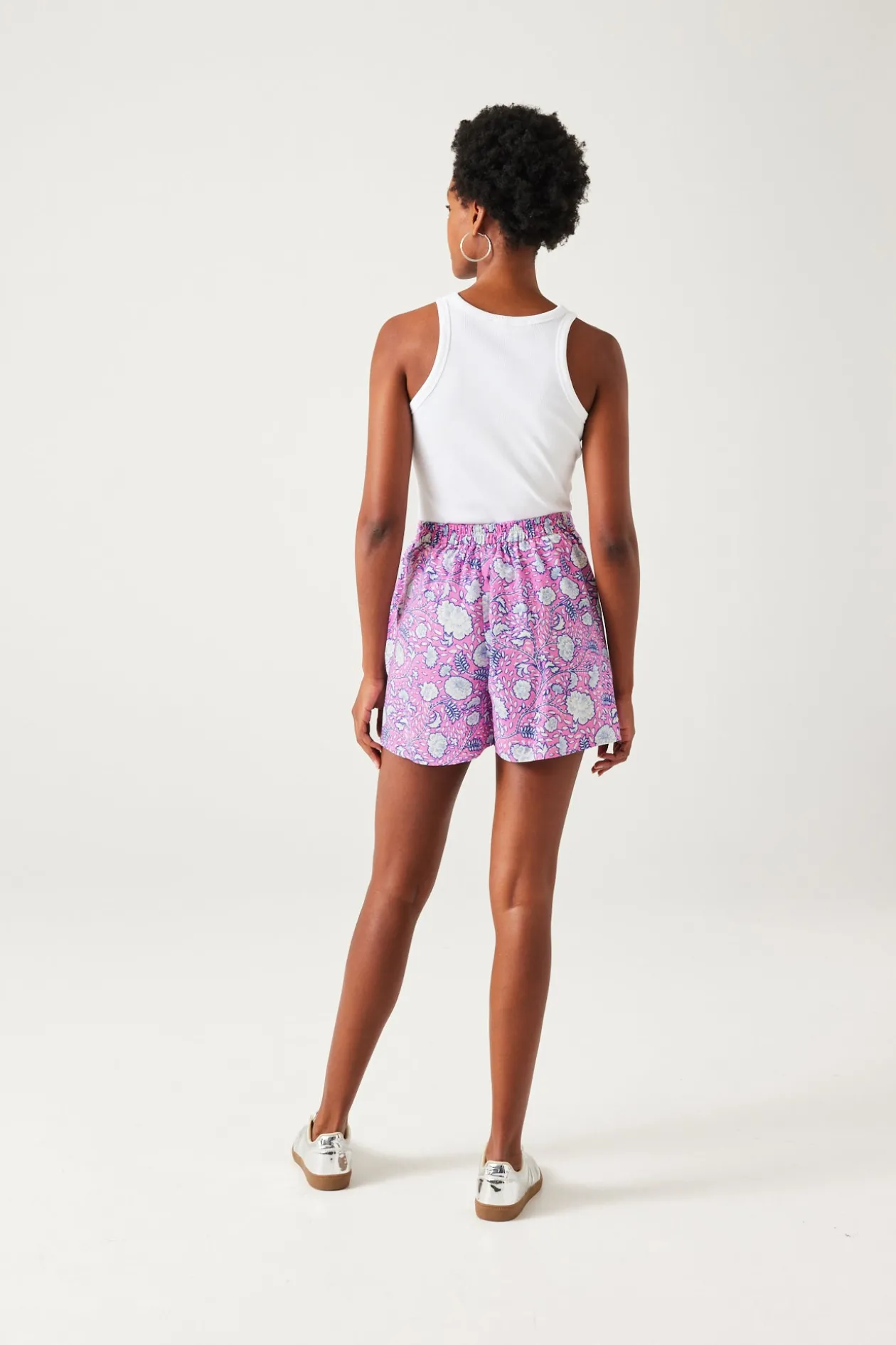 Promod Short fluide motifs indiens - Imprimé rose Imprimérose Best