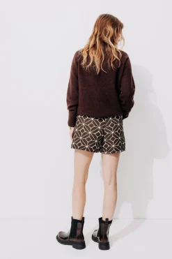 Promod Short ikat en jacquard Femme - Imprimé multicolore Imprimémulticolore Best