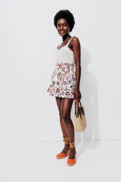 Promod Short imprimé Femme - Imprimé écru Impriméécru Fashion
