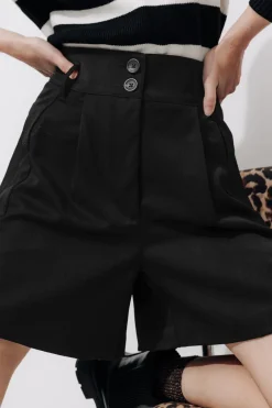 Promod Short taille haute Femme - Noir Clearance