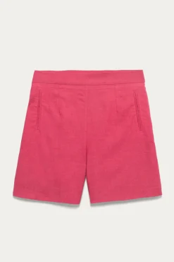 Promod Short taille haute Femme - Rose Discount