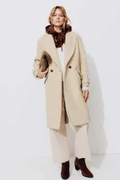 Promod SIMONE manteau en laine - Gris clair Grisclair Cheap