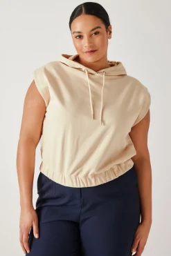 Promod Sweat-shirt à capuche - Beige Fashion