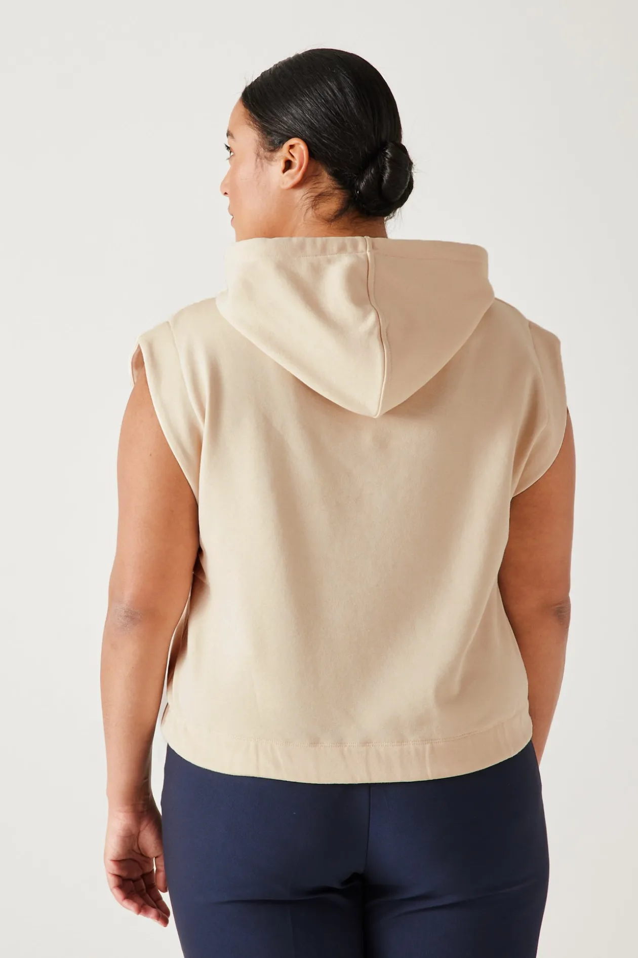 Promod Sweat-shirt à capuche - Beige Fashion