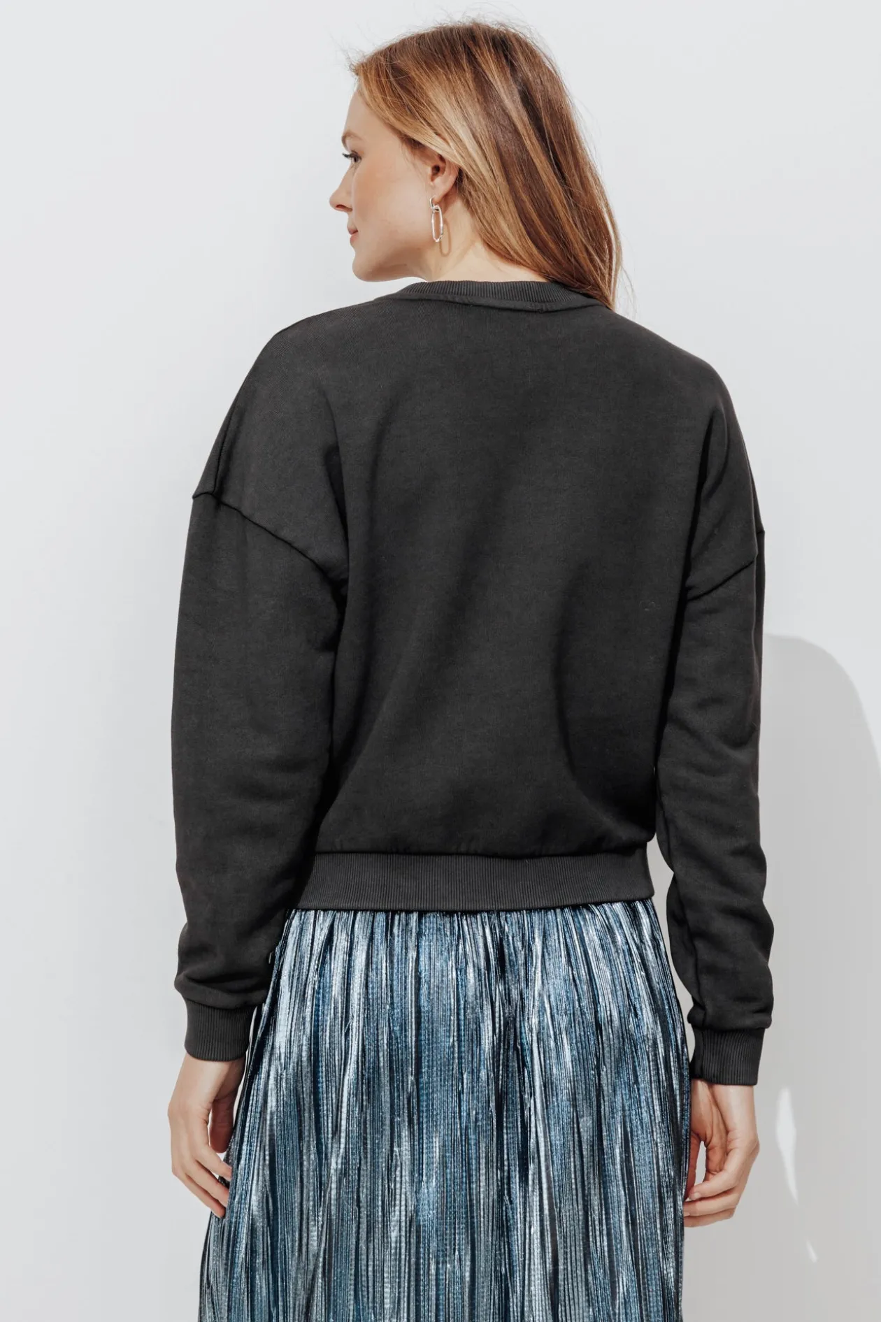 Promod Sweat-shirt à message Femme - Imprimé gris Imprimégris Outlet