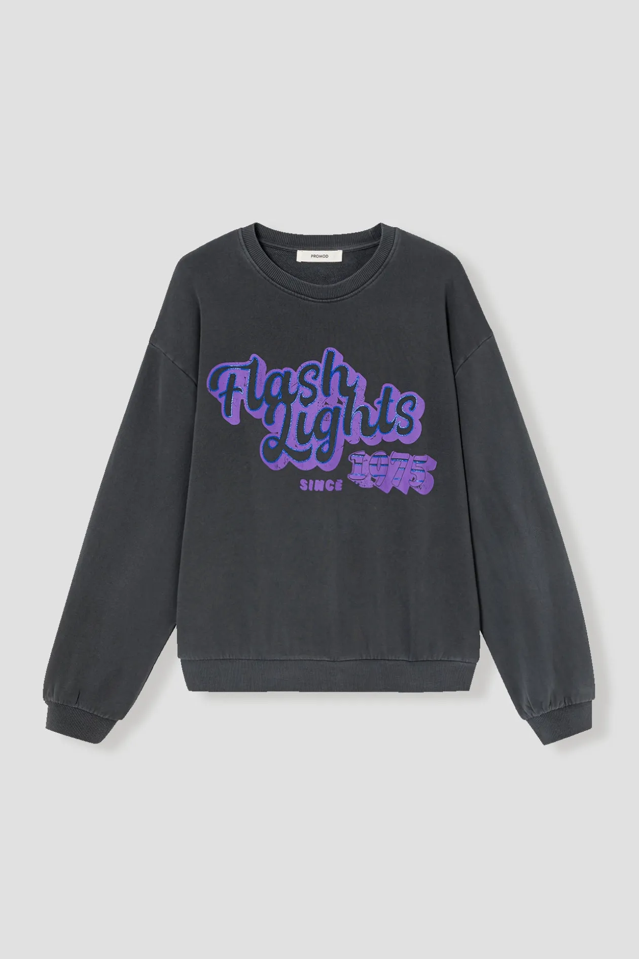 Promod Sweat-shirt à message Femme - Imprimé gris Imprimégris Best Sale