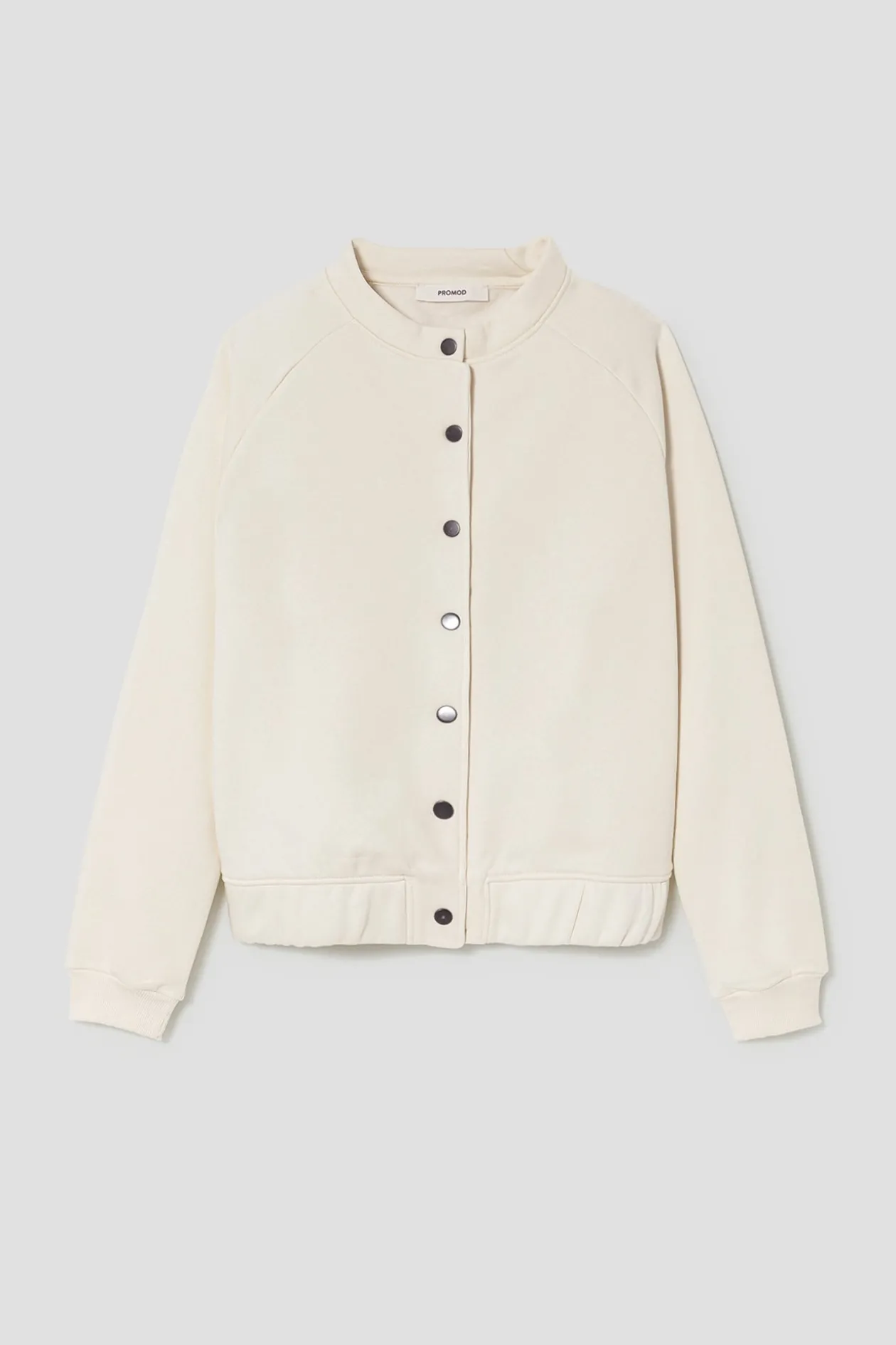 Promod Sweat-shirt bomber Femme - Ecru Clearance