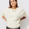 Promod Sweat-shirt bouclettes Femme - Ecru Discount