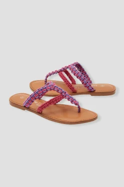 Promod Tong en macramé Femme - Imprimé multicolore Imprimémulticolore Online