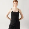 Promod Top à bretelles éco-conçu - Noir Clearance