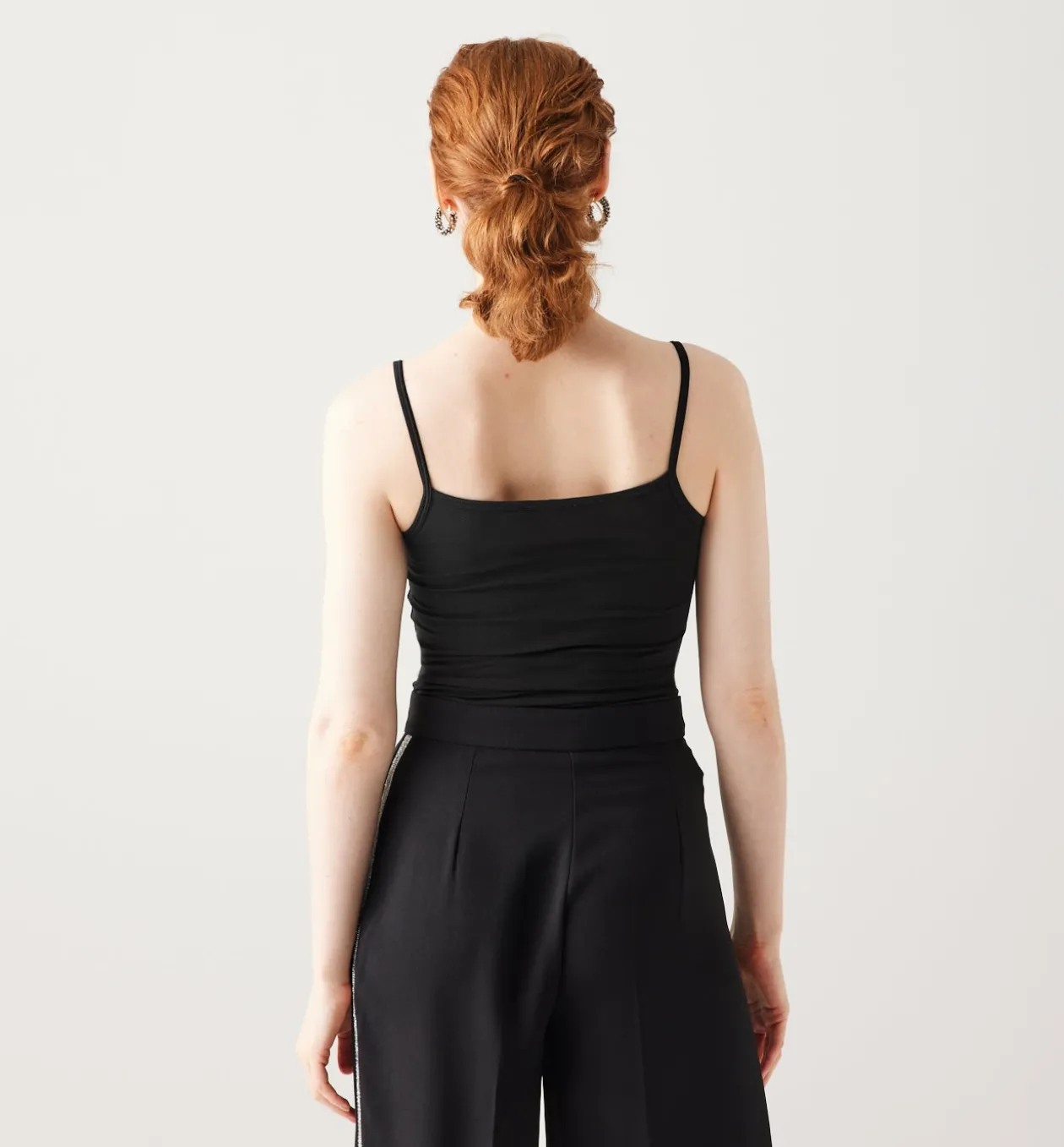 Promod Top à bretelles éco-conçu - Noir Outlet