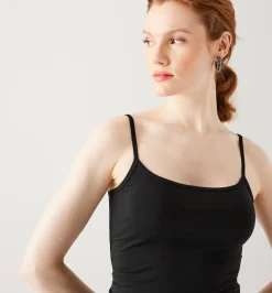 Promod Top à bretelles éco-conçu - Noir Outlet