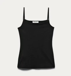 Promod Top à bretelles éco-conçu - Noir Clearance
