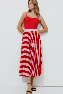 Promod Top à bretelles éco-conçu - Rouge Fashion