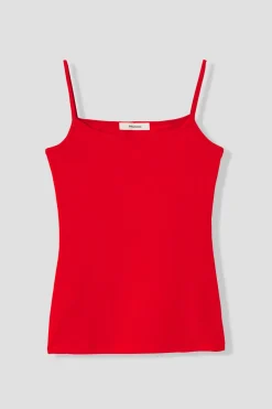 Promod Top à bretelles éco-conçu - Rouge Fashion