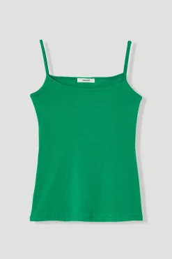 Promod Top à bretelles éco-conçu - Vert Flash Sale