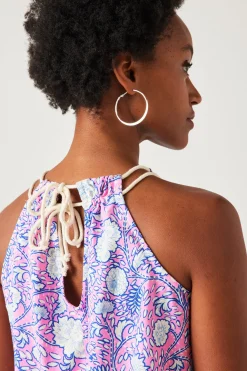 Promod Top à bretelles motifs indiens - Imprimé rose Imprimérose Store
