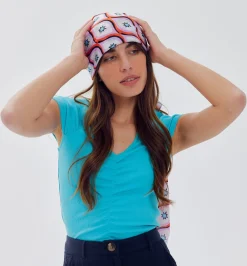 Promod Top en jersey côtelé Femme - Turquoise Sale