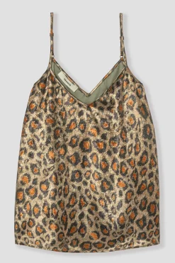 Promod Top léopard irisé Femme - Cuivre Cheap