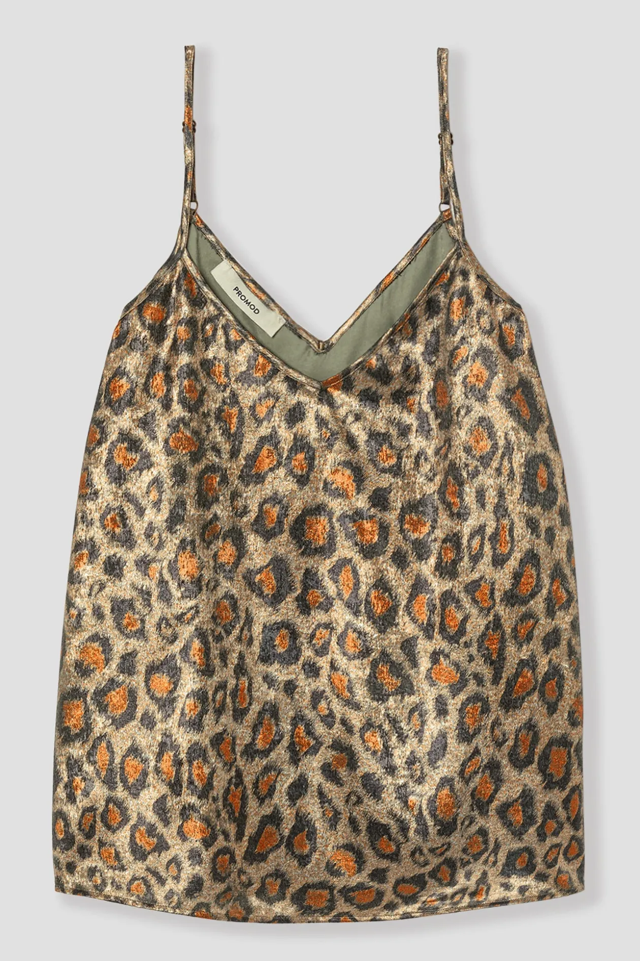 Promod Top léopard irisé Femme - Cuivre Cheap