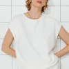Promod Top sans manches Femme - Ecru Flash Sale