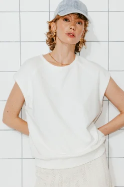 Promod Top sans manches Femme - Ecru Flash Sale