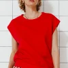 Promod Top sans manches Femme - Rouge Sale