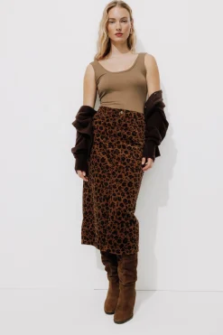 Promod Top thermique Femme - Marron Store